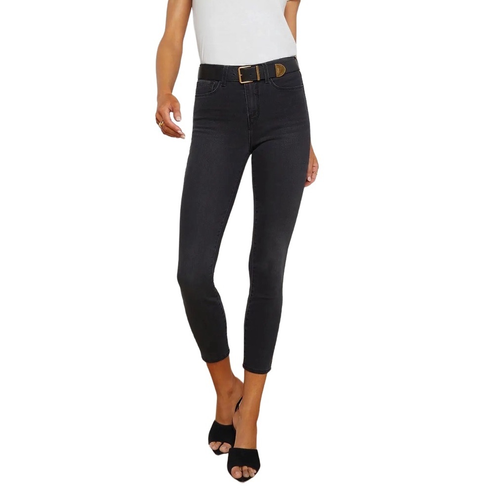 L'agence Margot High Rise Skinny Jean In Midnight Stretch Cotton Sz 25 Nwt